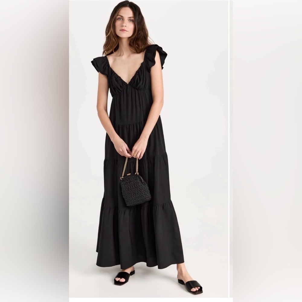 English Factory Black Maxi Dress